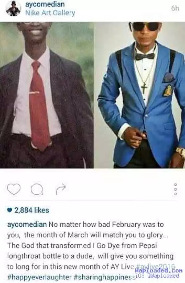 AY Shares Funny Post Wishing His Fans Happy New Month